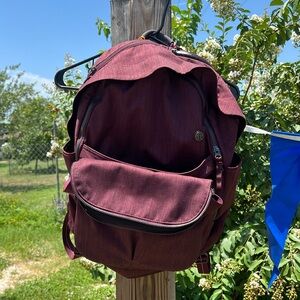 Lululemon Backpack with attached Purse